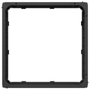 vidaXL Emelt Ágy Fekete 75,5 x 75,5 x 25 cm PP