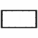 vidaXL Emelt Ágy Fekete 151 x 75,5 x 25 cm PP