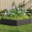 vidaXL Emelt Ágy Fekete 148 x 129 x 25 cm PP