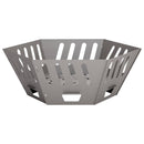 vidaXL Tűzrakó Rozsdás 60 x 60 x 23 cm Időjárásálló Acél