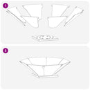 vidaXL Tűzrakó Fekete 70,5 x 70,5 x 21,5 cm Acél
