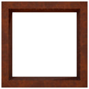 vidaXL Tűzrakó Gyűrű Rozsdás 60 x 60 x 25 cm Időjárásálló Acél