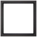 vidaXL Tűzrakó Gyűrű Fekete 80 x 80 x 25 cm Acél