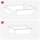 vidaXL Tűzrakó Gyűrű Rozsdás 90 x 90 x 25 cm Időjárásálló Acél