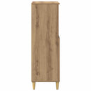 vidaXL Magasfiú Kézműves Tölgy 60 x 36 x 110 cm Szerelt Fa