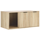 vidaXL Macska ketrec bútor Sonoma Tölgy 100 x 49 x 45 cm Szerelt Fa