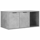 vidaXL Macska ketrec bútor Betonszürke 100 x 49 x 45 cm Szerelt Fa