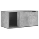 vidaXL Macska ketrec bútor Betonszürke 100 x 49 x 45 cm Szerelt Fa