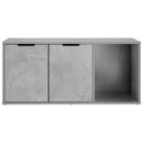 vidaXL Macska ketrec bútor Betonszürke 100 x 49 x 45 cm Szerelt Fa
