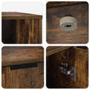 vidaXL Macska ketrec bútor Füstös Tölgy 100 x 49 x 45 cm Szerelt Fa
