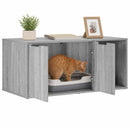 vidaXL Macska ketrec bútor Szürke Sonoma 100 x 49 x 45 cm Szerelt Fa