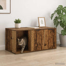 vidaXL Macska ketrec bútor Antik Fa 100 x 49 x 45 cm Szerelt Fa