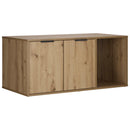 vidaXL Macska ketrec bútor Kézműves Tölgy 100 x 49 x 45 cm Szerelt Fa