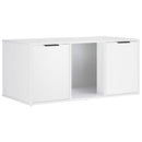 vidaXL Macska ketrec bútor Fehér 100 x 49 x 45 cm Szerelt Fa