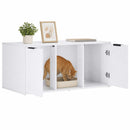 vidaXL Macska ketrec bútor Fehér 100 x 49 x 45 cm Szerelt Fa