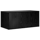 vidaXL Macska ketrec bútor Fekete Tölgy 100 x 49 x 45 cm Szerelt Fa