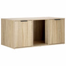 vidaXL Macska ketrec bútor Sonoma Tölgy 100 x 49 x 45 cm Szerelt Fa