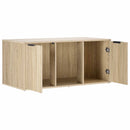 vidaXL Macska ketrec bútor Sonoma Tölgy 100 x 49 x 45 cm Szerelt Fa