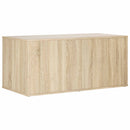 vidaXL Macska ketrec bútor Sonoma Tölgy 100 x 49 x 45 cm Szerelt Fa
