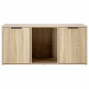 vidaXL Macska ketrec bútor Sonoma Tölgy 100 x 49 x 45 cm Szerelt Fa