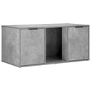 vidaXL Macska ketrec bútor Betonszürke 100 x 49 x 45 cm Szerelt Fa