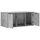 vidaXL Macska ketrec bútor Betonszürke 100 x 49 x 45 cm Szerelt Fa