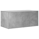vidaXL Macska ketrec bútor Betonszürke 100 x 49 x 45 cm Szerelt Fa