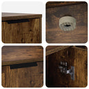 vidaXL Macska ketrec bútor Füstös Tölgy 100 x 49 x 45 cm Szerelt Fa