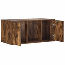 vidaXL Macska ketrec bútor Füstös Tölgy 100 x 49 x 45 cm Szerelt Fa