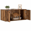 vidaXL Macska ketrec bútor Antik Fa 100 x 49 x 45 cm Szerelt Fa