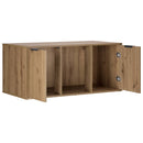 vidaXL Macska ketrec bútor Kézműves Tölgy 100 x 49 x 45 cm Szerelt Fa