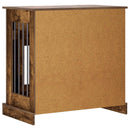 vidaXL Kutya ketrec bútor Füstös Tölgy 80 x 47,5 x 80 cm Szerelt Fa