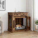 vidaXL Kutya ketrec bútor Antik Fa 80 x 47,5 x 80 cm Szerelt Fa