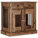 vidaXL Kutya ketrec bútor Antik Fa 80 x 47,5 x 80 cm Szerelt Fa