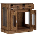 vidaXL Kutya ketrec bútor Antik Fa 80 x 47,5 x 80 cm Szerelt Fa