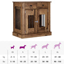 vidaXL Kutya ketrec bútor Antik Fa 80 x 47,5 x 80 cm Szerelt Fa