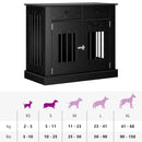 vidaXL Kutya ketrec bútor Fekete Tölgy 90 x 47,5 x 80 cm Szerelt Fa