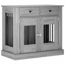 vidaXL Kutya ketrec bútor Szürke Sonoma 90 x 47,5 x 80 cm Szerelt Fa