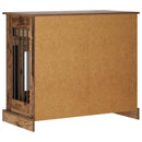 vidaXL Kutya ketrec bútor Antik Fa 90 x 47,5 x 80 cm Szerelt Fa