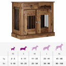 vidaXL Kutya ketrec bútor Antik Fa 90 x 47,5 x 80 cm Szerelt Fa