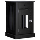 vidaXL Kutya ketrec bútor Fekete Tölgy 50 x 47,5 x 80 cm Szerelt Fa
