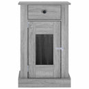 vidaXL Kutya ketrec bútor Szürke Sonoma 50 x 47,5 x 80 cm Szerelt Fa