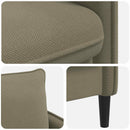 vidaXL XL fotel Khaki Bársony