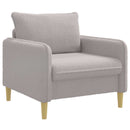 vidaXL XL fotel Világosszürke Bouclé