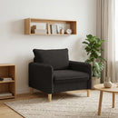 vidaXL XL fotel Fekete Bouclé