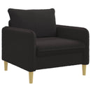 vidaXL XL fotel Fekete Bouclé