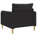 vidaXL XL fotel Fekete Bouclé