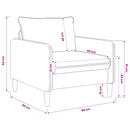 vidaXL XL fotel Fekete Bouclé