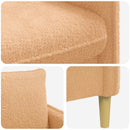 vidaXL XL fotel Bézs Bouclé