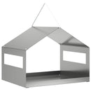 vidaXL Függő madáretető Horganyzott Acél Ezüst 30 x 23 x 23 cm